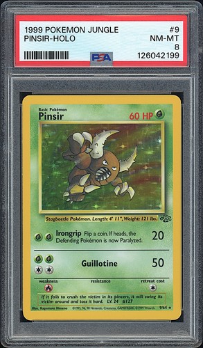 Pinsir (Unlimited) graded PSA 8 for sale on eBay