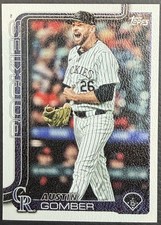 2025 Topps Series 2: Austin Gomber #640-Canvas Parallel #1/50 SP Rockies