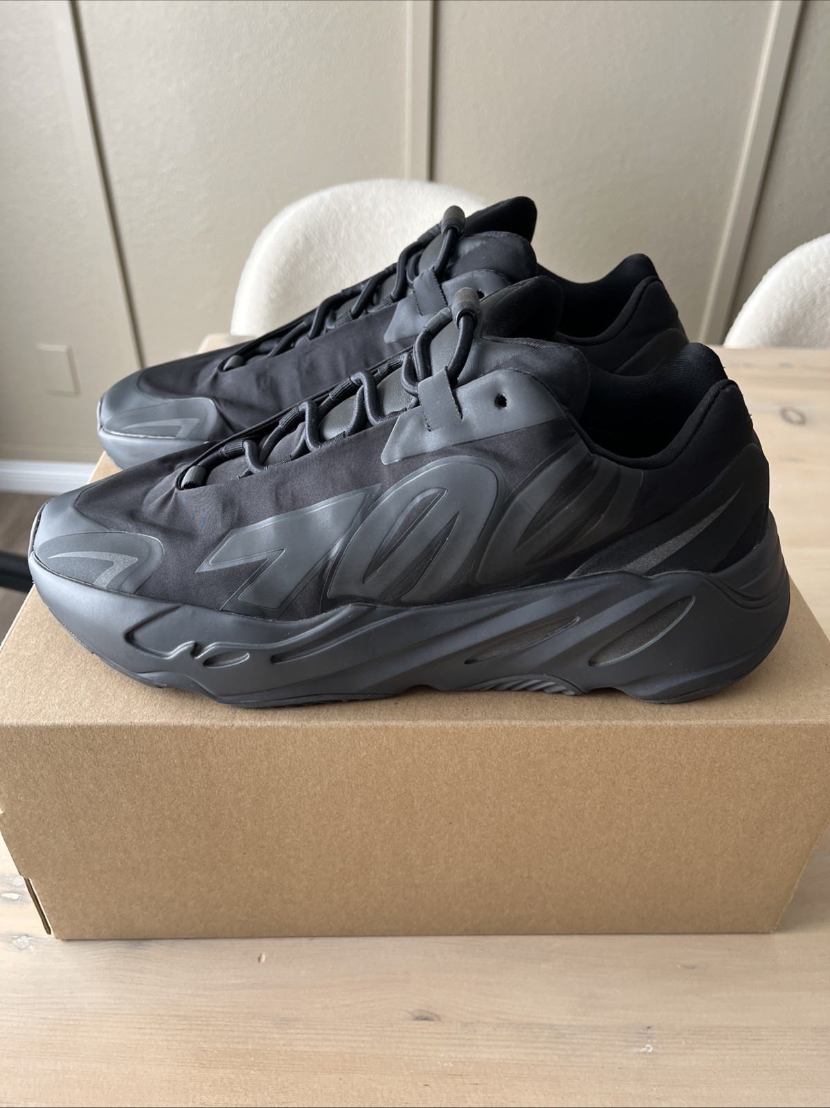 adidas Yeezy Boost 700 MNVN Size 10 Triple Black