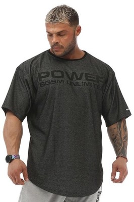 Men's Oversize Gym Fitness and Bodybuilding T-Shirt, Cotton O-Neck Lifestyle Top