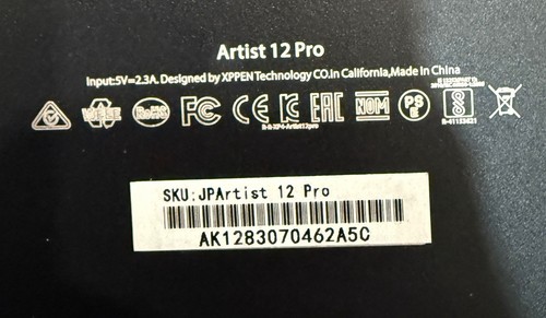 XP-Pen Artist 12 Pro Graphics Tablet and Pen Set with Stand Black - Photo 3/3