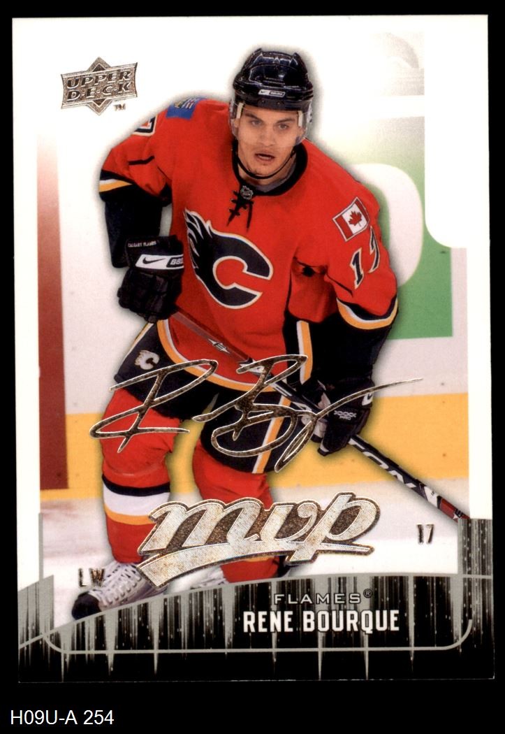 2009 Upper Deck MVP #254 Rene Bourque Flames 8 - NM/MT