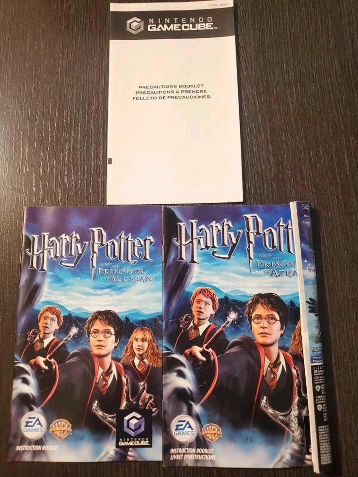 Harry Potter & the Prisoner Of Azkaban (Nintendo GameCube)2 Manuals CD Like New - Image 4 of 4