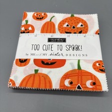 Moda TOO CUTE TO SPOOK Me & My Sister LAYER CAKE 42 5” Squares Quilting Fabric