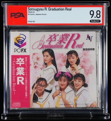 [ PCFX ] GRADUATION REAL - PSA GRADED 9.8 A+ SEALED - PC Engine NEC PC-FX - R