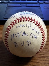 BILL "SPACEMAN" LEE 3 SIGNED AUTOGRAPHED OML BASEBALL!  Red Sox!  1973 AS - DNP!