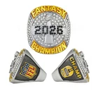 2026 Fantasy Football League FFL Ring - White Trophy - Champions Souvenir Rings