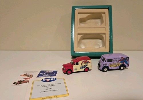 CORGI MARVEL SUPER-HEROES Limited Edition Spider-Man Vans /5000  1992 - Picture 7 of 12