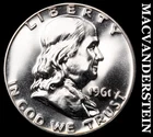 1961 Franklin Half Dollar- Silver- Choice Gem Proof Luster No Reserve #J1311