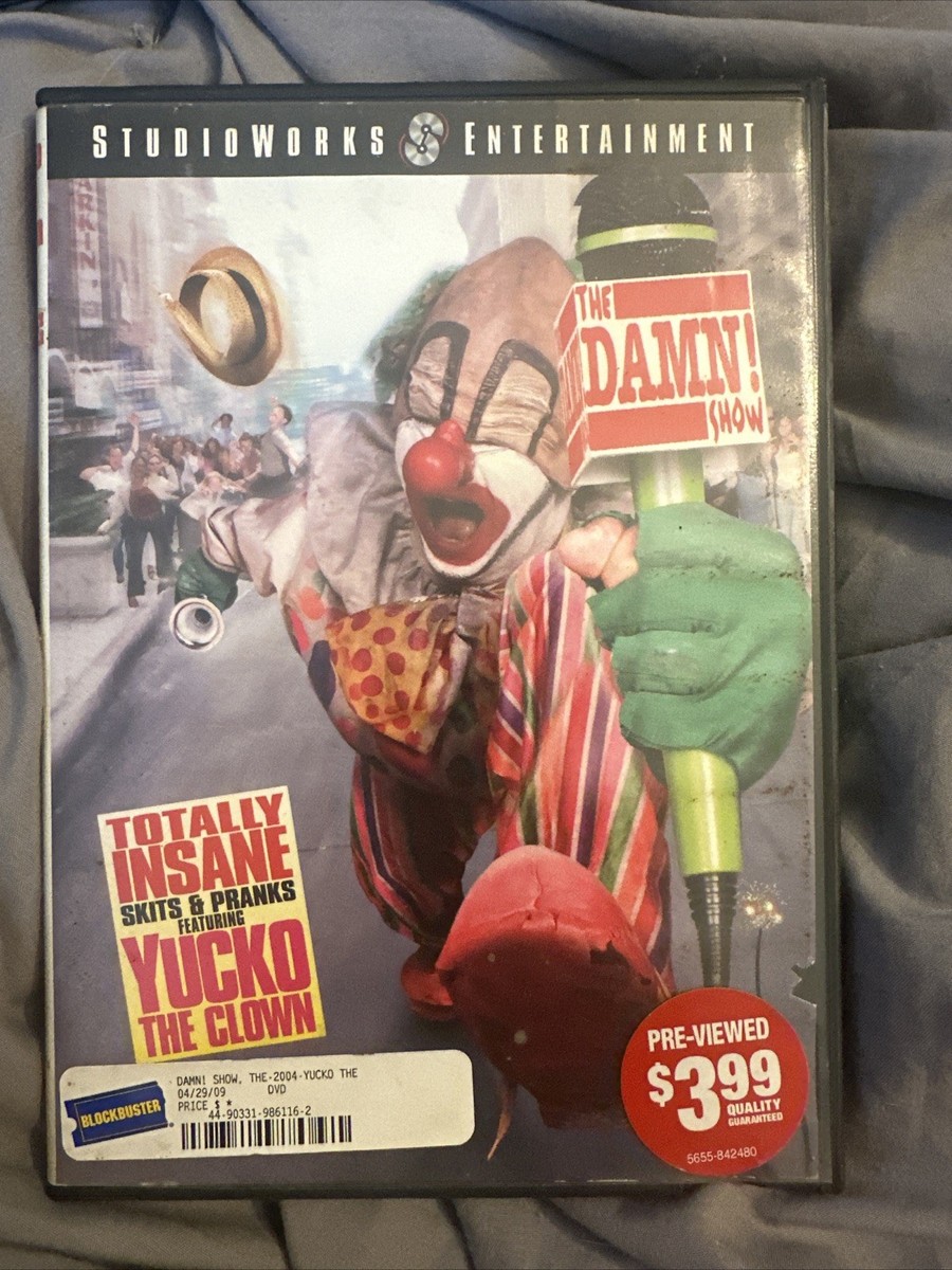 The Damn Show (DVD, 2007) Yucko The Clown. RARE OOP 634991260329| eBay
