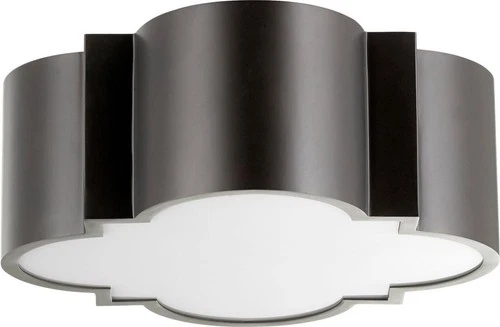 Ceiling Mount Fixture CYAN DESIGN WYATT 2-Light Noir Black Iron Medium E26 60W - Picture 3 of 3