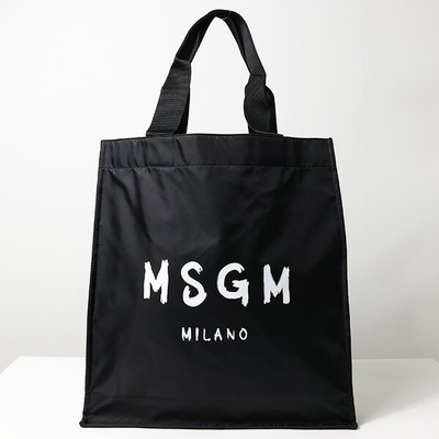 MSGM Nylon Logo Tote Bag Logo Tote Bag Shopper Bag Nylon Logo Print Men's 