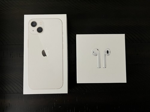 Apple iPhone 13 - 128 GB - Starlight (Unlocked) - Excellent condition w/extras! - Zdjęcie 6 z 8