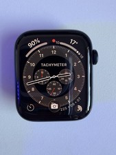 Apple Watch SE 2 (2nd gen) 44mm Black Aluminium Case Black Silicone Band GPS 