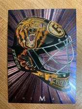 BYRON DAFOE MASKS CARD 2002 IN THE GAME BOSTON BRUINS-NHL GOALIE MASK CARD