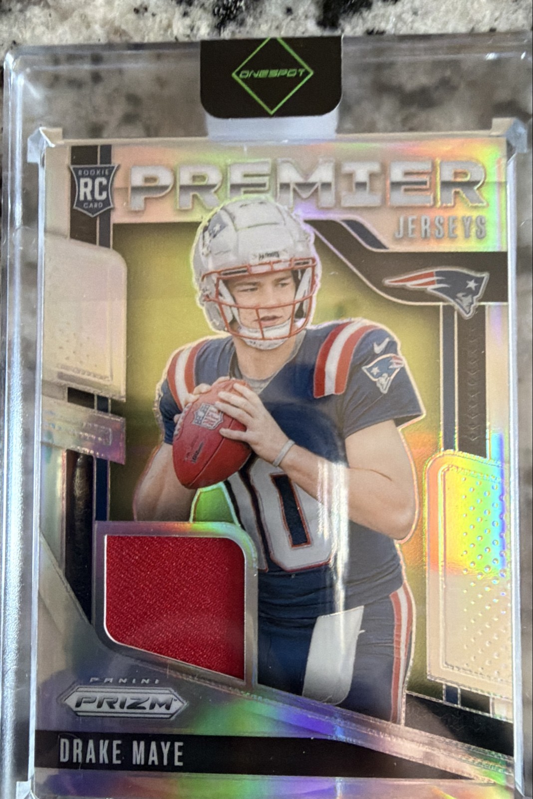 2024 Panini Prizm - Premier Jerseys Drake Maye #PJ-DME (MEM, RC)