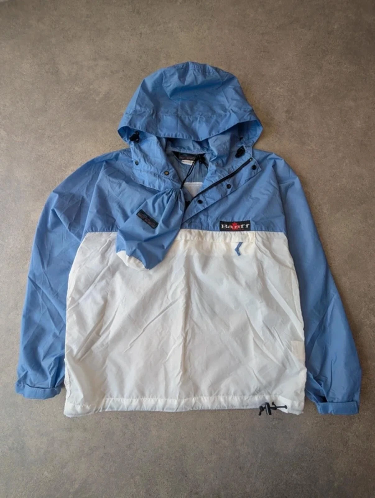 Misty Mountains Vintage 1990s Windbreaker Jacket Men’s Medium Packable Boxy