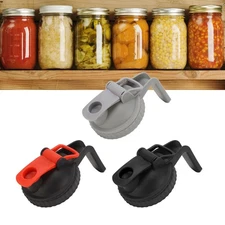 Wide Mouth Mason Jar Pour Spout Lid Leak Proof Mason Jar Flip Cap Lid