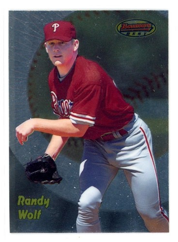 1998 Bowman's Best Randy Wolf #158 card