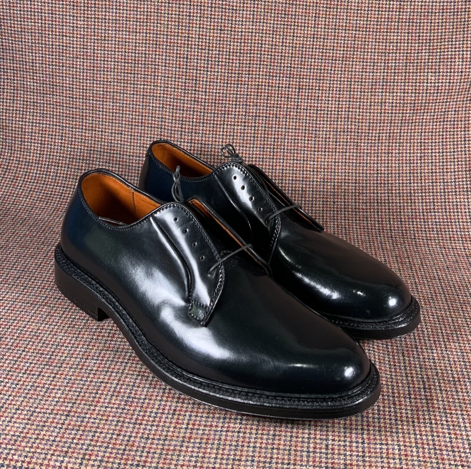 Alden 9901 Black Shell Cordovan Plain Toe Blucher | Alden Model
