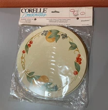 Corelle Coordinates Abundance Round Burner Cover Set of 4 New in Bag