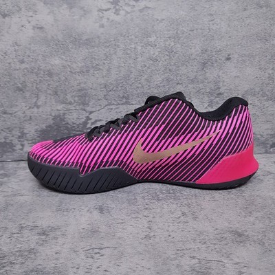 NIKE NikeCourt Air Zoom Vapor 11 Tennis Shoes Womens 9 Black Blue