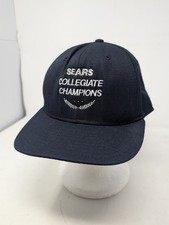 Rare Vintage Sears Collegiate Champions Snapback Hat Cap Made In USA