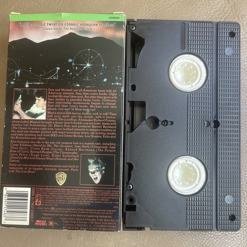 The Lost Boys VHS 1987 Rare Vintage Horror Cult Classic 80s Horror w/ Sleeve - Picture 2 of 5