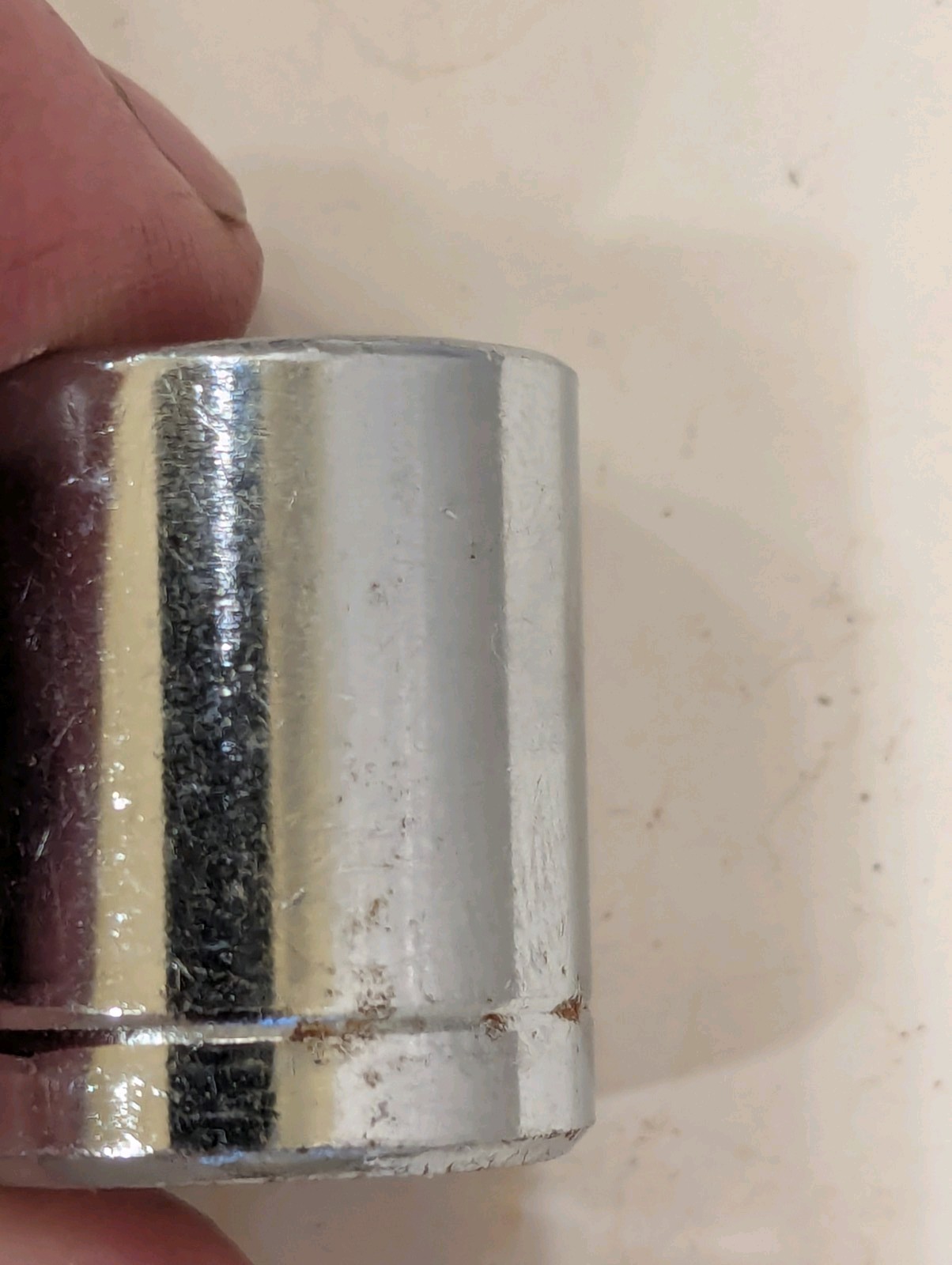 11/16 SAE Standard Depth Socket 6 Point 3/8 Drive Chromed Steel Very ...