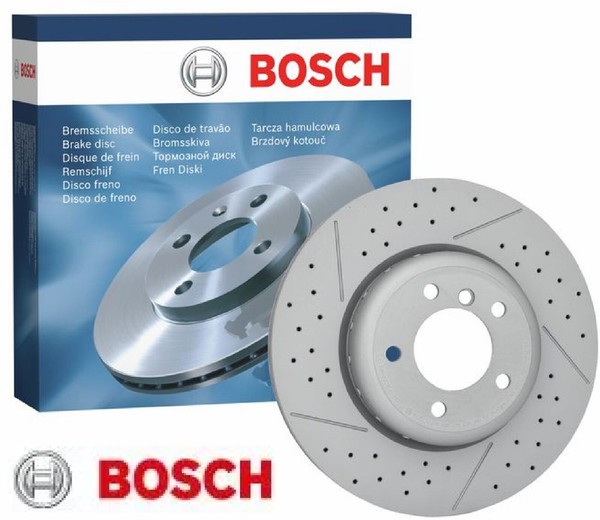 2X Bremsscheibe Bosch 0986479E09 2 Bremsscheiben Vorderachse Vorne FüR BMW-image