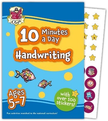 CGP Books New 10 Minutes a Day Handwriting for Ages 5-7 (with rewa (Taschenbuch)
