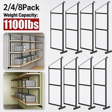 🔥2/4/8 Pcs Cargo Shipping Container Shelving Shelf Brackets Universal Fitment