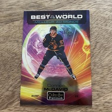 CONNOR McDAVID BW-1 Best In The World 2020-21 OPC O-Pee-Chee Platinum PWE