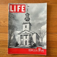 Life Magazine November 20 1944 Bette Davis US Prez Election WWII USS Missouri