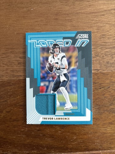 Trevor Lawrence #32 2025 Panini Score Zoned in Jersey card