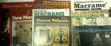 9 Volumes of Macrame Craft Booklets, , Good Book