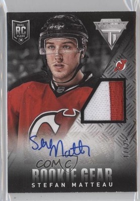 2013-14 Panini Rookie Anthology Prime 17/25 Stefan Matteau #RA-SMA Auto RC 0f8