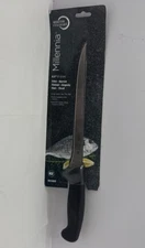 Mercer Culinary M23860 Millennia Black Handle, 8.5-Inch Narrow,filet Knife 
