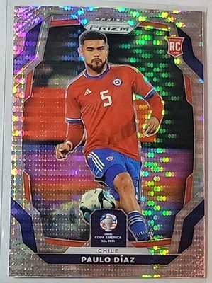 Paulo Diaz 2024 Panini Prizm Copa Silver Pulsar Prizm Rookie Card #44