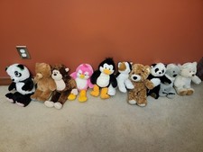 HUGE LOT OF 40 BUILD-A-BEAR PLUSH LOT CATS BEARS DOGS BUNNIES