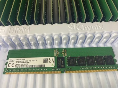 32GB Hynix DDR5 PC5-4800 1Rx4 RDIMM 288 ECC Reg RAM HMCG84AEBQA107N 38400 Memory