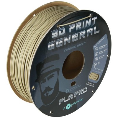 Polymaker PLA PRO Filament 1.75mm 1kg - Tough Dark Earth 3D Printing