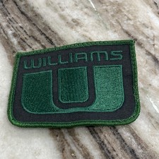 Vintage Williams Jacket Hat Patch Texas Motor Oil Gas Green