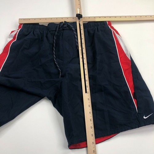 NIKE Men’s Board Swim Shorts Lined w/ Side Pockets Trunks Blue - Picture 2 of 9