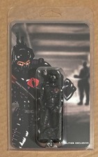 GiJoe Black Major Hunter Night Viper Figure 3.75” In Clamshell Packaging