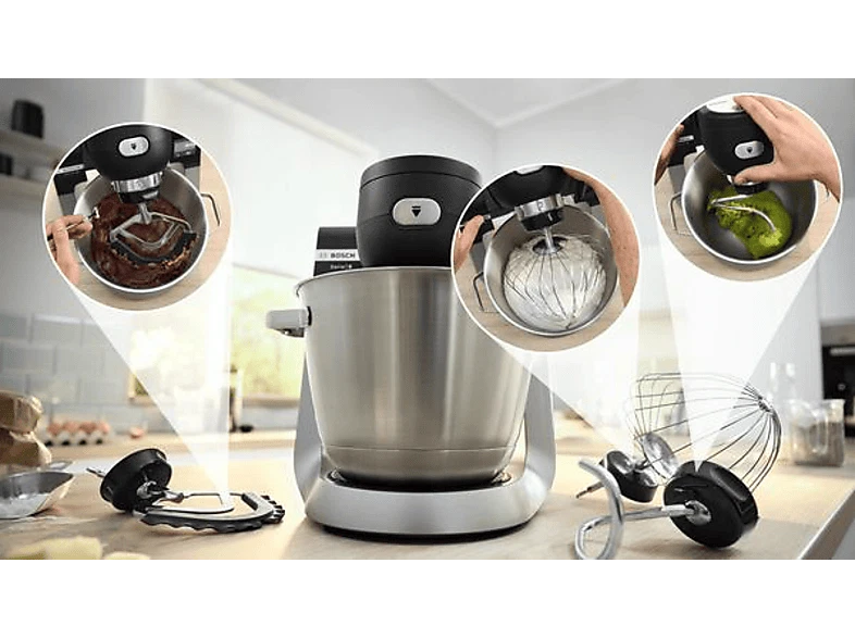 BOSCH MUMS6ZS13D Küchenmaschine Jet black matt NEU - Bild 2 von 4