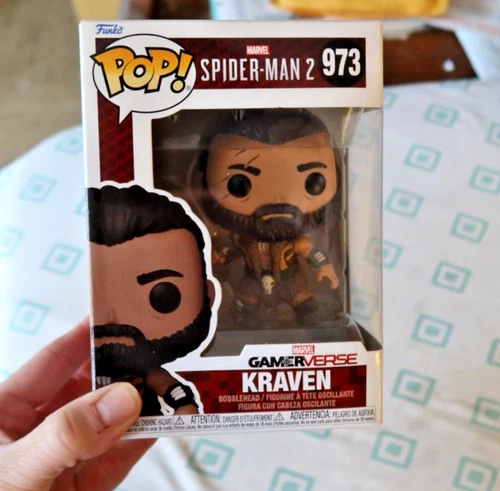 NICE Vintage Funko Pop! Figure Figurine Pop Marvel Spider-Man 2 Kraven #973 Toy