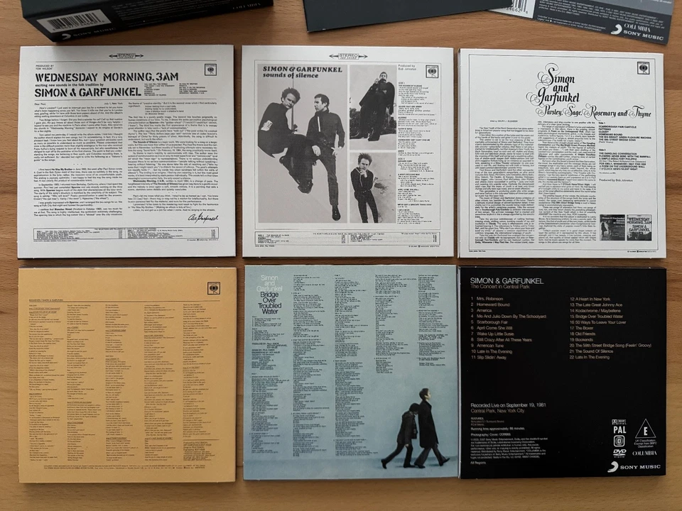 Simon & Garfunkel – The Collection | 5x CD 1x DVD Box | 5 original Alben + Bonus - Bild 4 von 4
