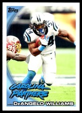 DeAngelo Williams 2010 Topps #394 Panthers NFL READ FREE SHIPPING AutographDen