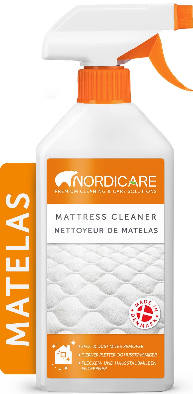 Nettoyant pour matelas avec vaporisateur pour enlever les odeurs de renfermé